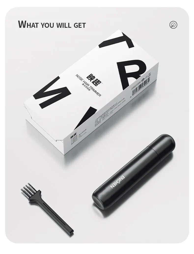 Portable Painless Ear and Nose Hair Trimmer for Men and Women Battery-Operated Personal Care Device