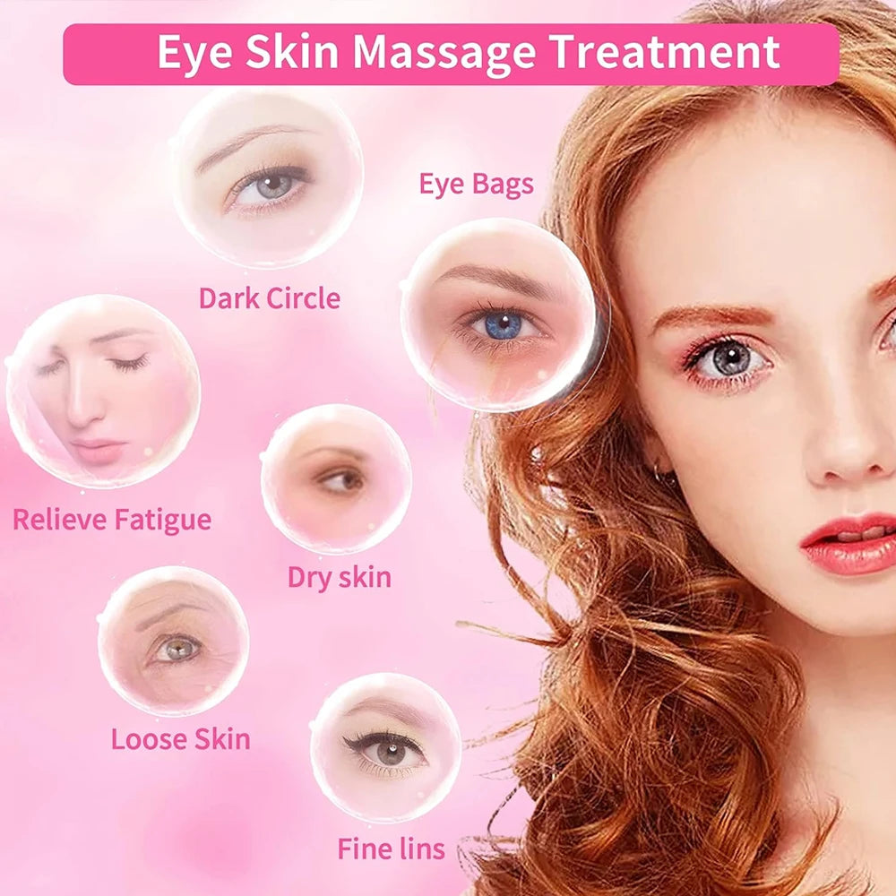 Wrinkle Reduction Anti-Aging Mini Facial and Eye Massager Face/Eye Skin Rejuvenation Reduces Dark Circles Firms Skin Care Tool