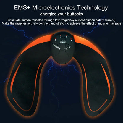 Wireless Smart EMS Buttocks Hips Fitness Muscle Stimulator Toner Massager Electric Stimulation Body Slimming Trainer