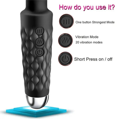 Portable Electric Muscle Stimulator Massage Stick for Back Neck Legs and Waist Relieve Fatigue and Muscle Strains
