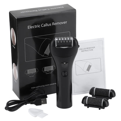 Professional 3-Speed Electric Pedicure Grinding Exfoliator for Heel Callus Foot Dead Skin Scab Remover Feet Repair Care Sander Tool