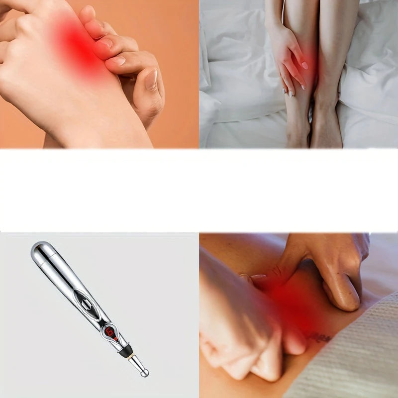 Multi-Function Electronic Acupuncture Massage Pen Meridian Pressing Energy Therapy Pain Relieving Tool