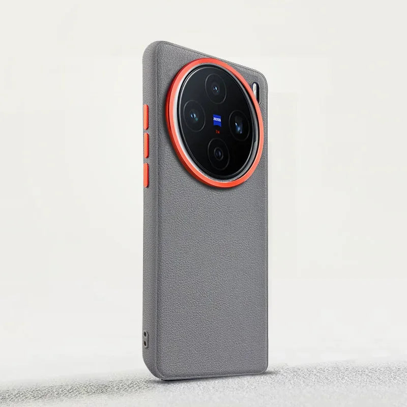 Luxury Leather Phone Case for Vivo X200 Pro Mini X100 Ultra X100s Pro Protective Cover