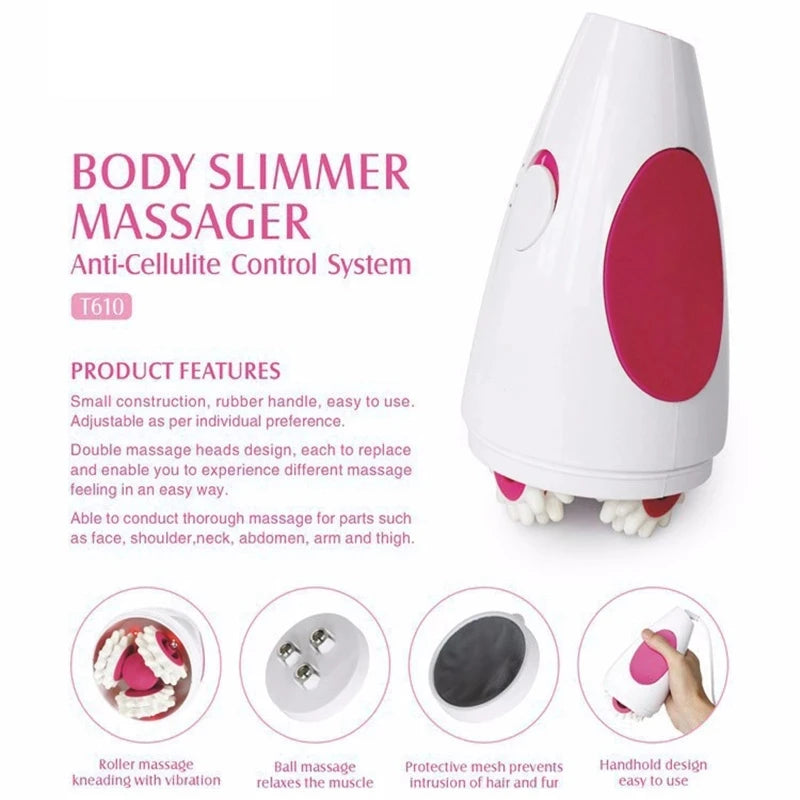 Infrared Electric Anti-Cellulite Body Slimming Massager Relaxing Muscle 3D Roller Device Promotes Weight Loss and Fat Reduction