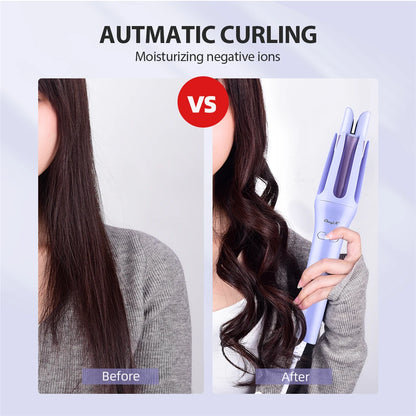 Automatic 32mm Professional Auto Rotating Ceramic Hair Curler Roller Curling Iron Wand Hair Waver