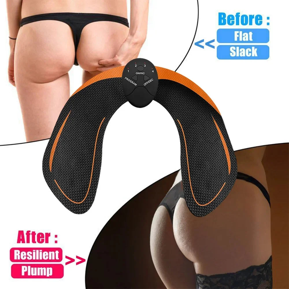 Wireless Smart EMS Buttocks Hips Fitness Muscle Stimulator Toner Massager Electric Stimulation Body Slimming Trainer
