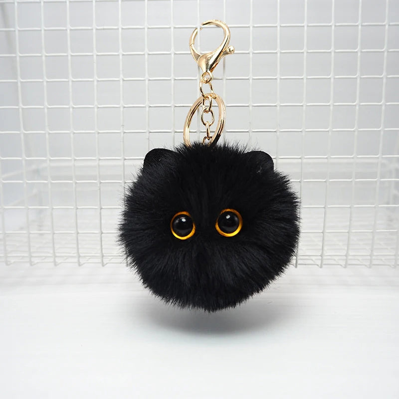 Fashion Cute Plush Cat Keychain Pendant Cartoon Doll Toy Keyring for Kids Adults Bag Ornament Accessories Gifts
