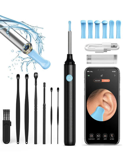 Wonderful Ear Cleaner Wax Remover with Camera Endoscope for iPhone iPad Android Ear Stick Silicone Spoon Personal Health Care Tools