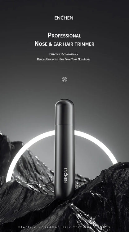 Portable Painless Ear and Nose Hair Trimmer for Men and Women Battery-Operated Personal Care Device