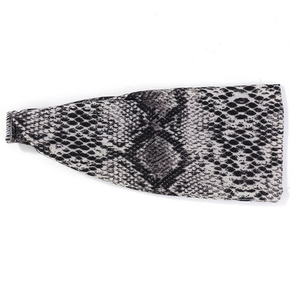 Sports Fashion Fitness Headbands Hairbands Snake Leopard Pattern Women's Postpartum Leisure Home Headwear Scrunchies