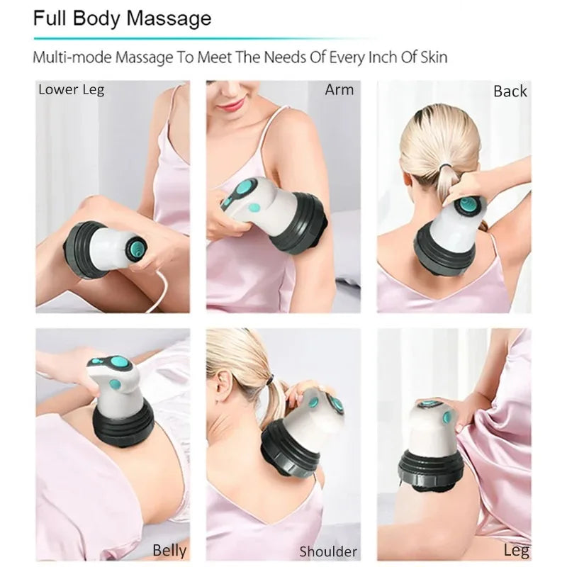 Electric Infrared Body Sculpting Handheld Weight Loss Massager Anti Cellulite Device for Arms Legs Hip Belly Fat Remover
