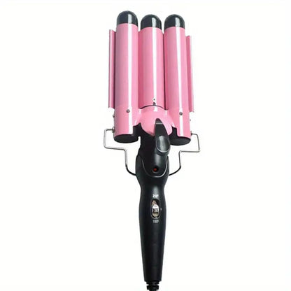 Temperature Control Professional Triple Barrel Ceramic Hair Curling Iron Styling Wavy Hair Style Tool Hair Care Accessory