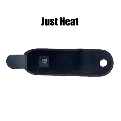 USB Electric Heating Wrist Vibration Strap Massager Three Gear Hot Compress Wrist Support Brace to Relieve Tendonitis