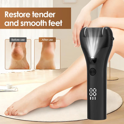 Professional 3-Speed Electric Pedicure Grinding Exfoliator for Heel Callus Foot Dead Skin Scab Remover Feet Repair Care Sander Tool