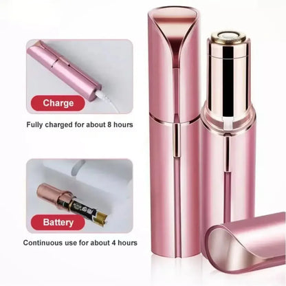 Mini Portable Lipstick Shaped Women's Electric Hair Removal Epilator Trimmer Painless Facial Shaver Small Personal Care Accessories