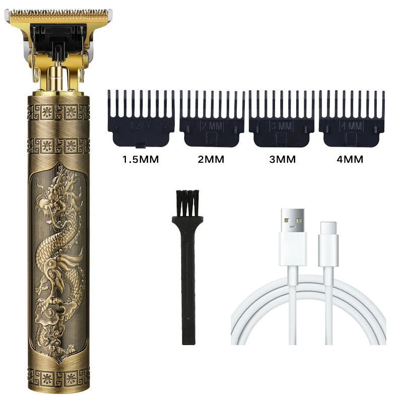 Professional Electric Grooming Kit Hair Clipper Beard Trimmer USB Cordless Haircut Trim Machine