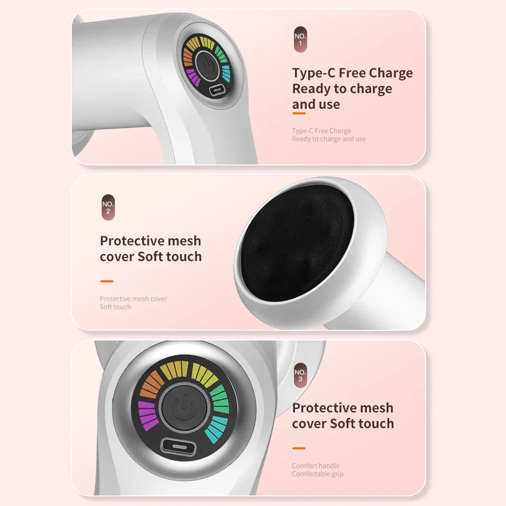 Wireless Full Body Fat Cellulite Remover Massager with 5 Massage Heads Beauty Body Sculpting Device