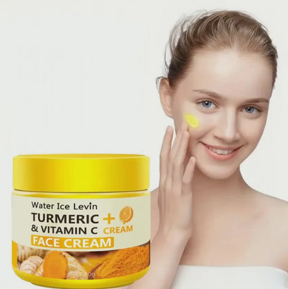 Turmeric Vitamin C Face Cream – Anti-Aging, Anti-Wrinkle, Collagen & Hyaluronic Acid Moisturizer for Skin Care – 50g