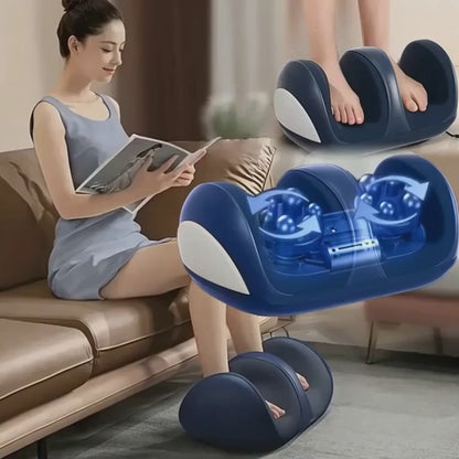Electric Shiatsu Kneading Leg Feet Calf Roller Massager Hot Compress Kneading Deep Tissue Relieve Fatigue and Relax Muscles